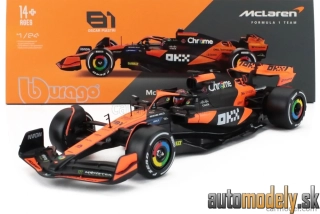 Bburago - McLAREN - F1 MCL38 TEAM MCLAREN N 81 MIAMI GP 2024 OSCAR PIASTRI - 1:24